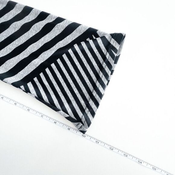 Joseph Ribkoff Women Cardigan Sweater Striped Black Gray Open Front Stretch US 8 - Picture 6 of 6